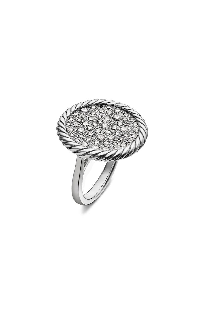 David Yurman Elements<sup>®</sup> Pavé Diamond Ring, Alternate, color, Sterling Silver
