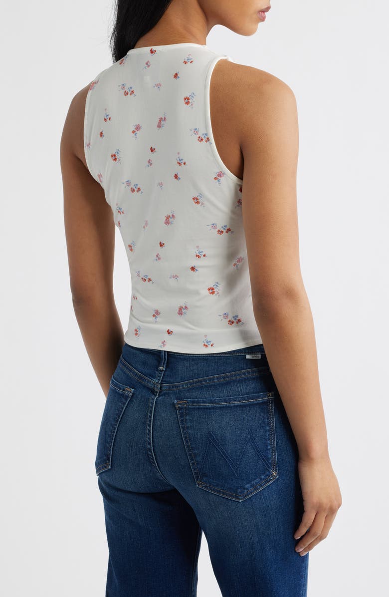 Reformation Bowie V-Neck Tank, Alternate, color, Cutie