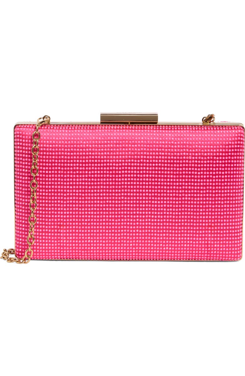 Kurt Geiger London Crystal Box Clutch, Main, color, Pink