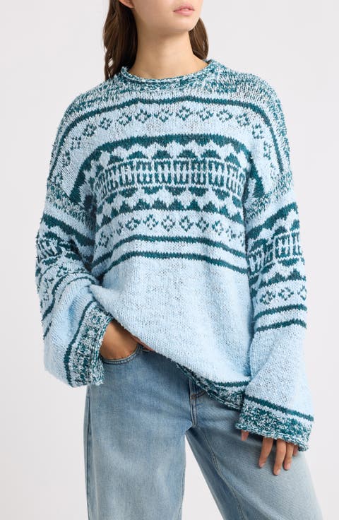 Dani Oversize Cotton Blend Sweater