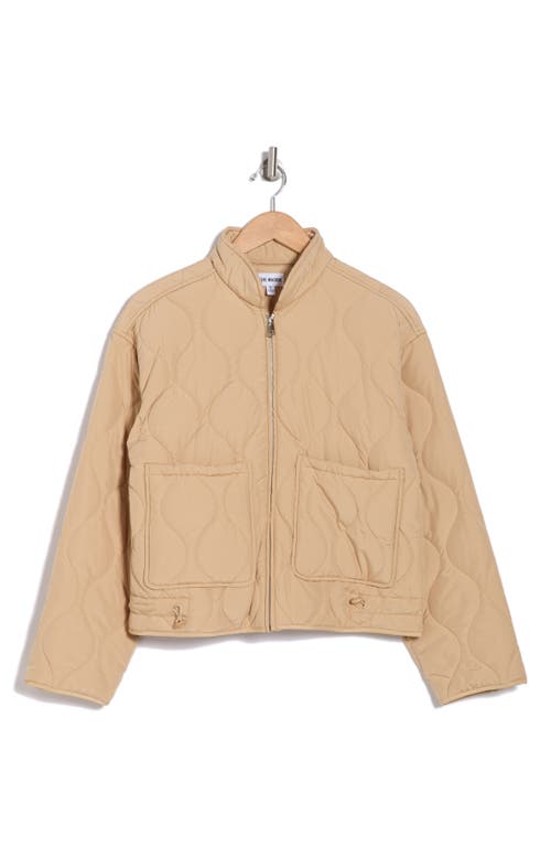 Steve Madden Onion Quilt Jacket In Toffee