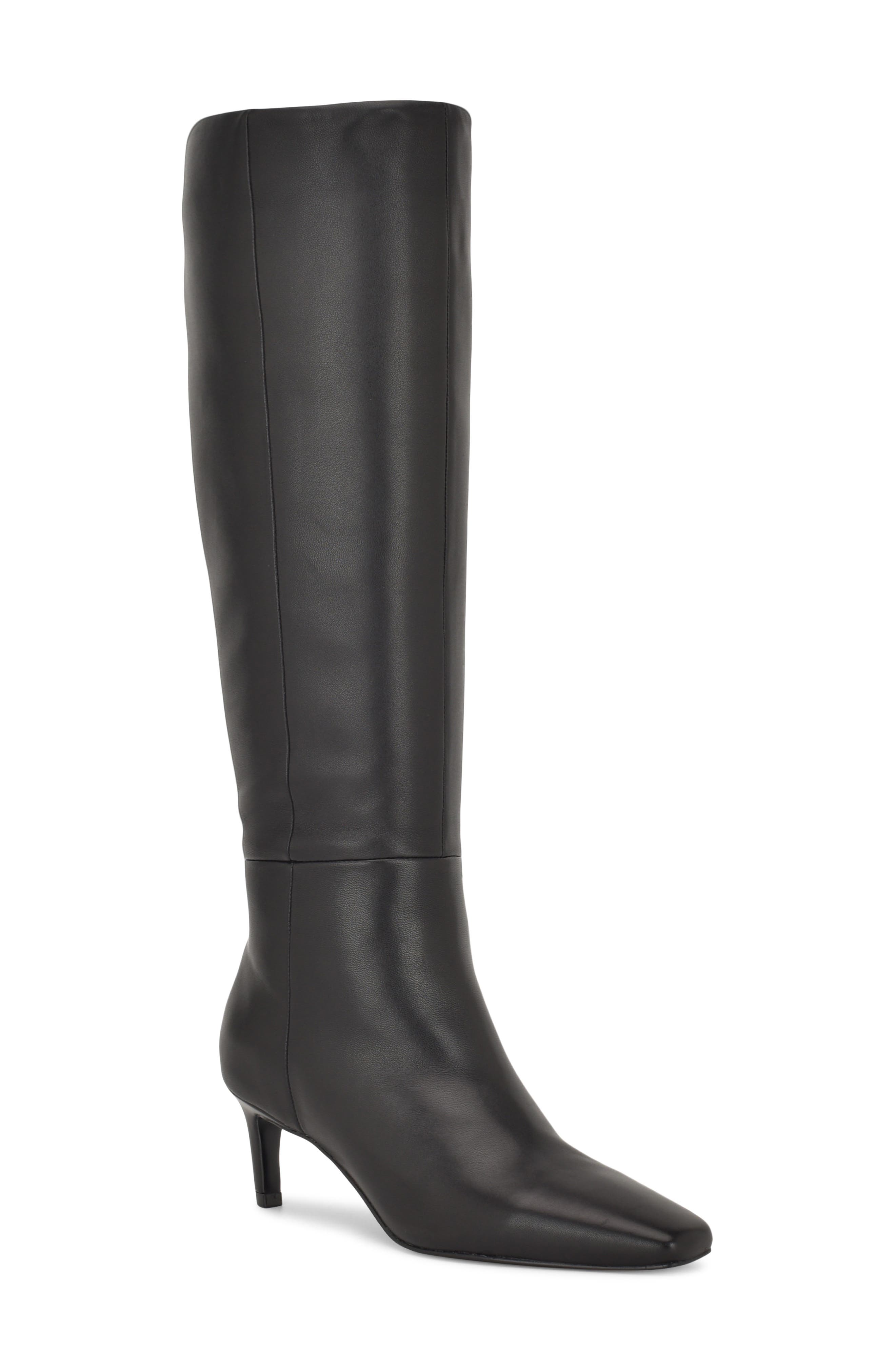 Nine West Caddy Knee High Boot, Main, color, Black