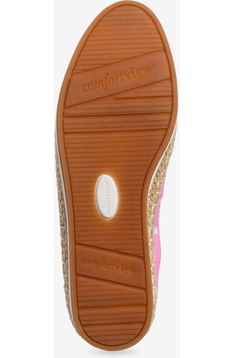 Comfortview The Franny Slip On Flat, Alternate, color, Mauve Dot