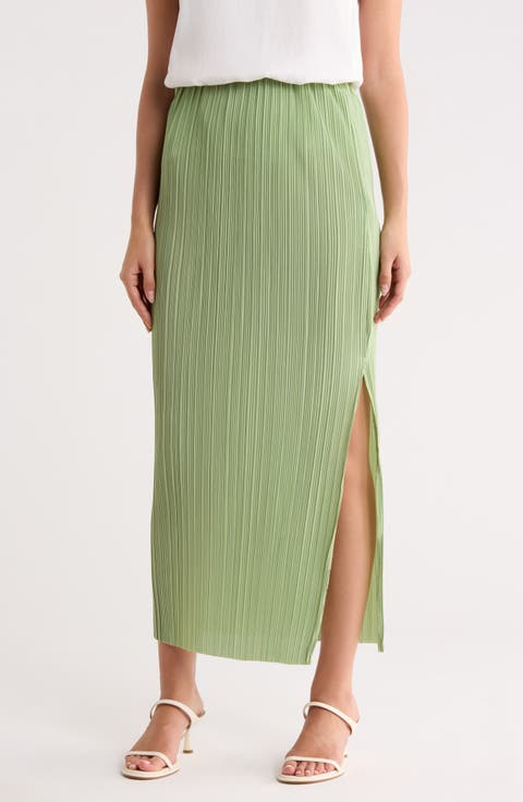 Malene Pleated Maxi Skirt