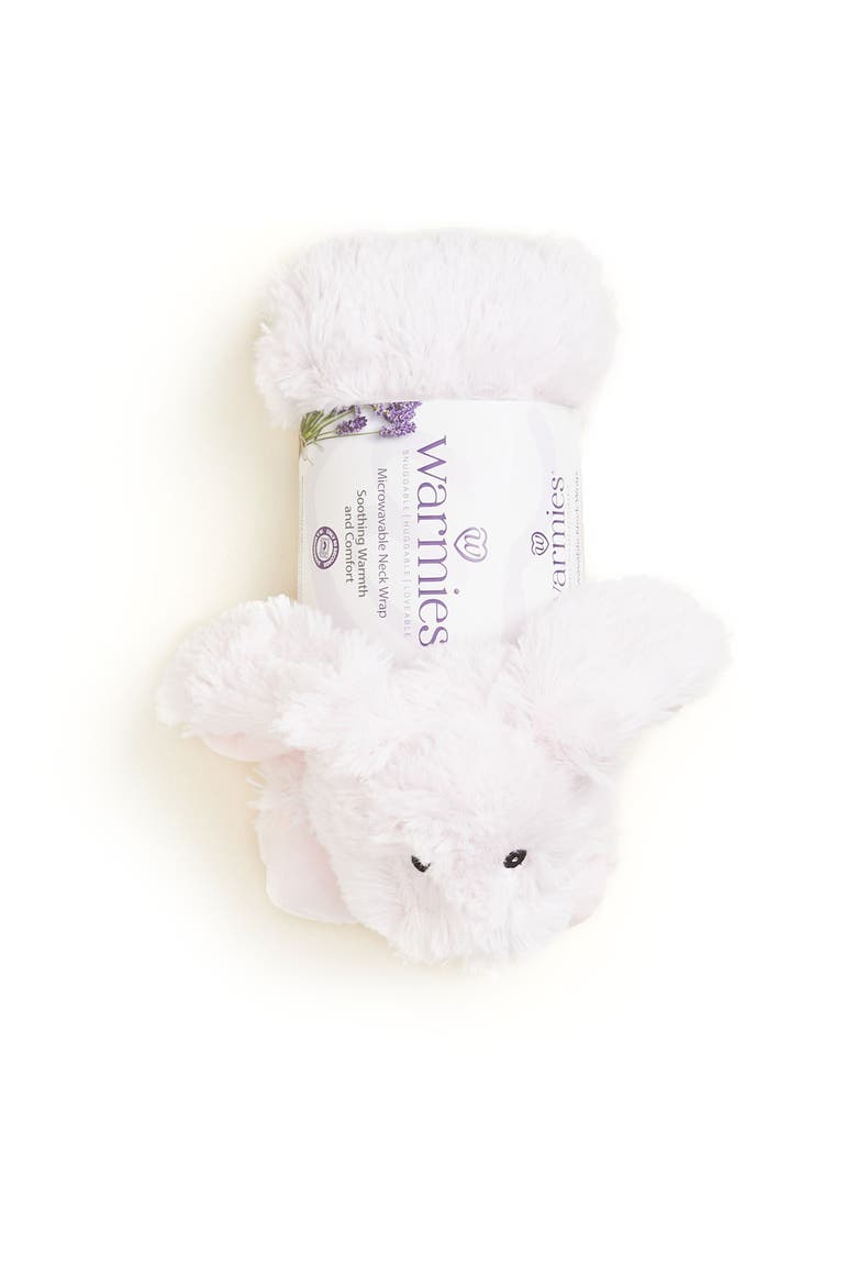 Bunny Plush Neck Wrap, Alternate, color, Light Pastel Pink
