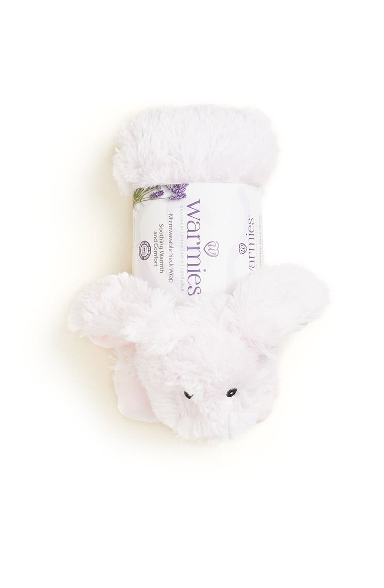 Warmies Bunny Plush Neck Wrap, Alternate, color, Light Pastel Pink