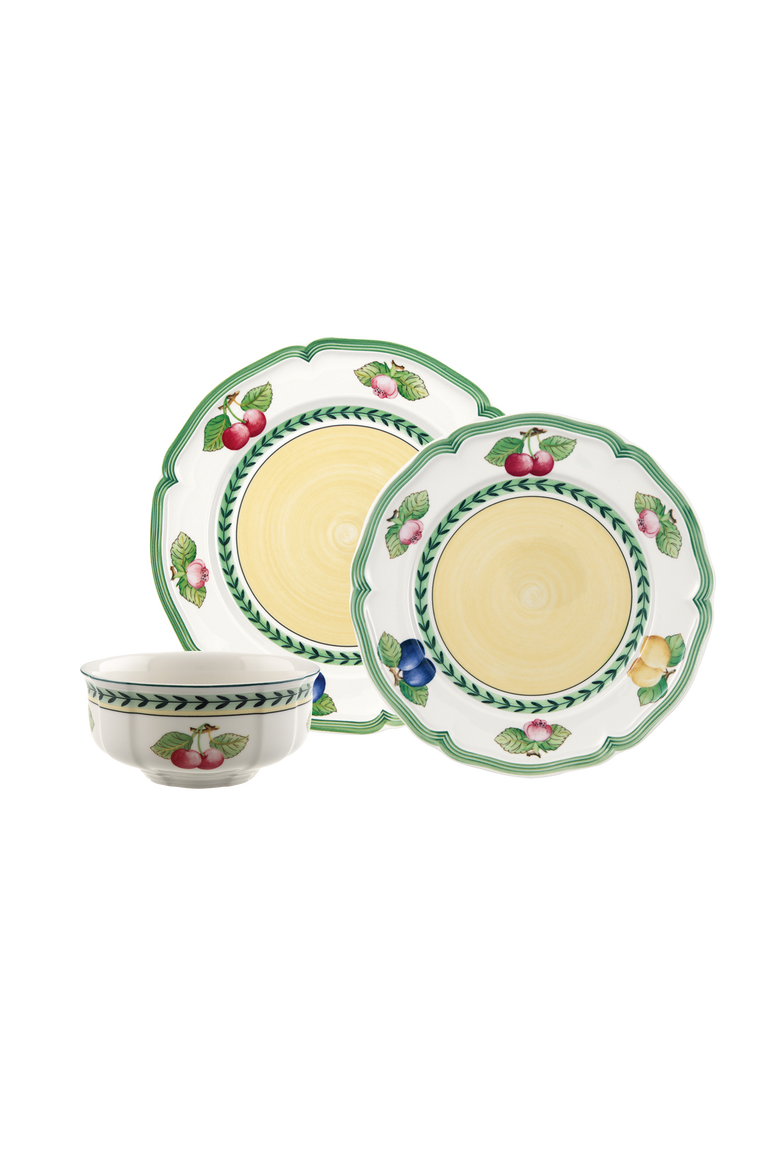 French Garden Fleurence 12 Piece Dinnerware Set for 4, Main, color, Multi