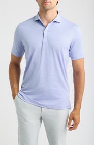 johnnie-O Michael Stripe Performance Golf Polo