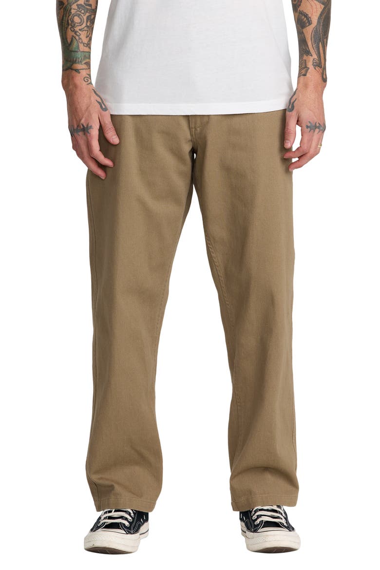 Americana 2 Flat Front Cotton Twill Chinos, Main, color, COYOTE