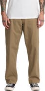 RVCA Americana 2 Flat Front Cotton Twill Chinos