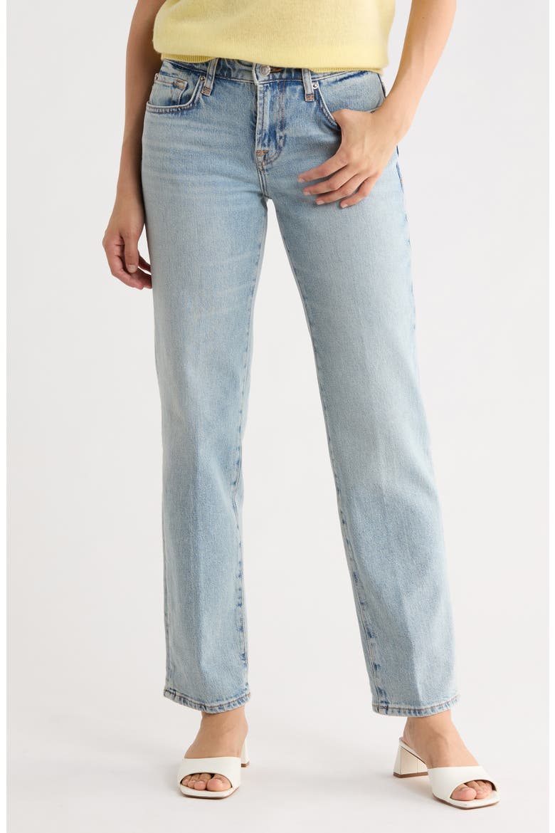 Alie Straight Leg Jeans, Main, color, ODE TWO BLUE