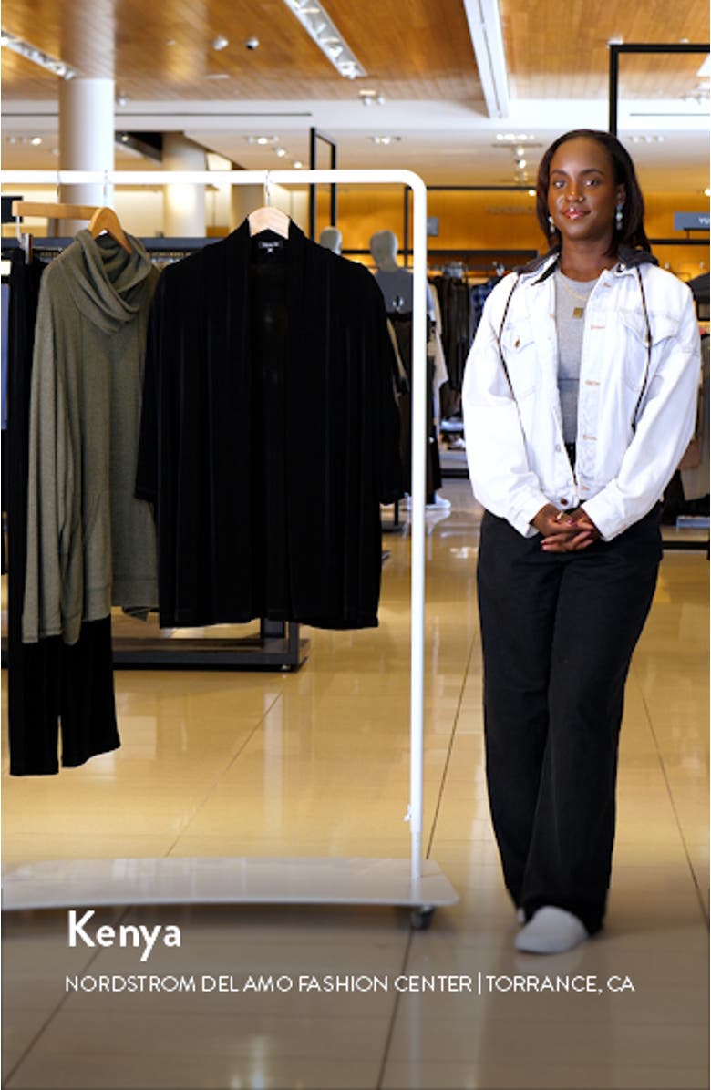 Classic Knit Open Front Jacket, sales video thumbnail