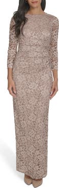 Jessica Howard Lace Column Gown