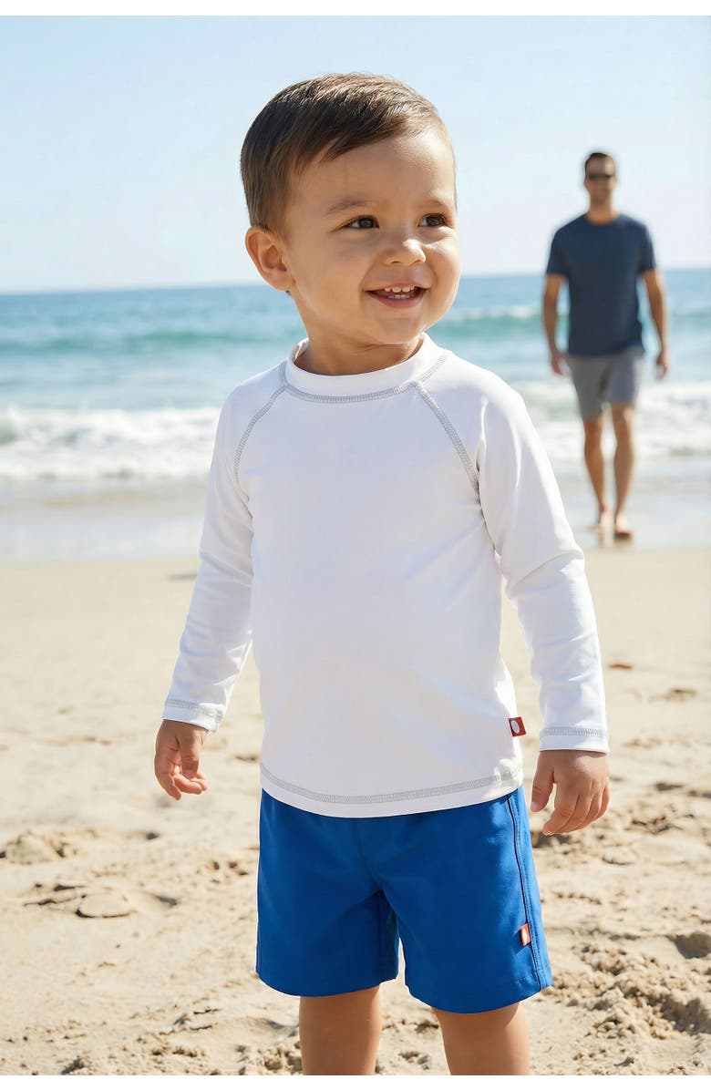 CITY THREADS Baby Boys UPF 50+ Long Sleeve Rashguard, Alternate, color, Black