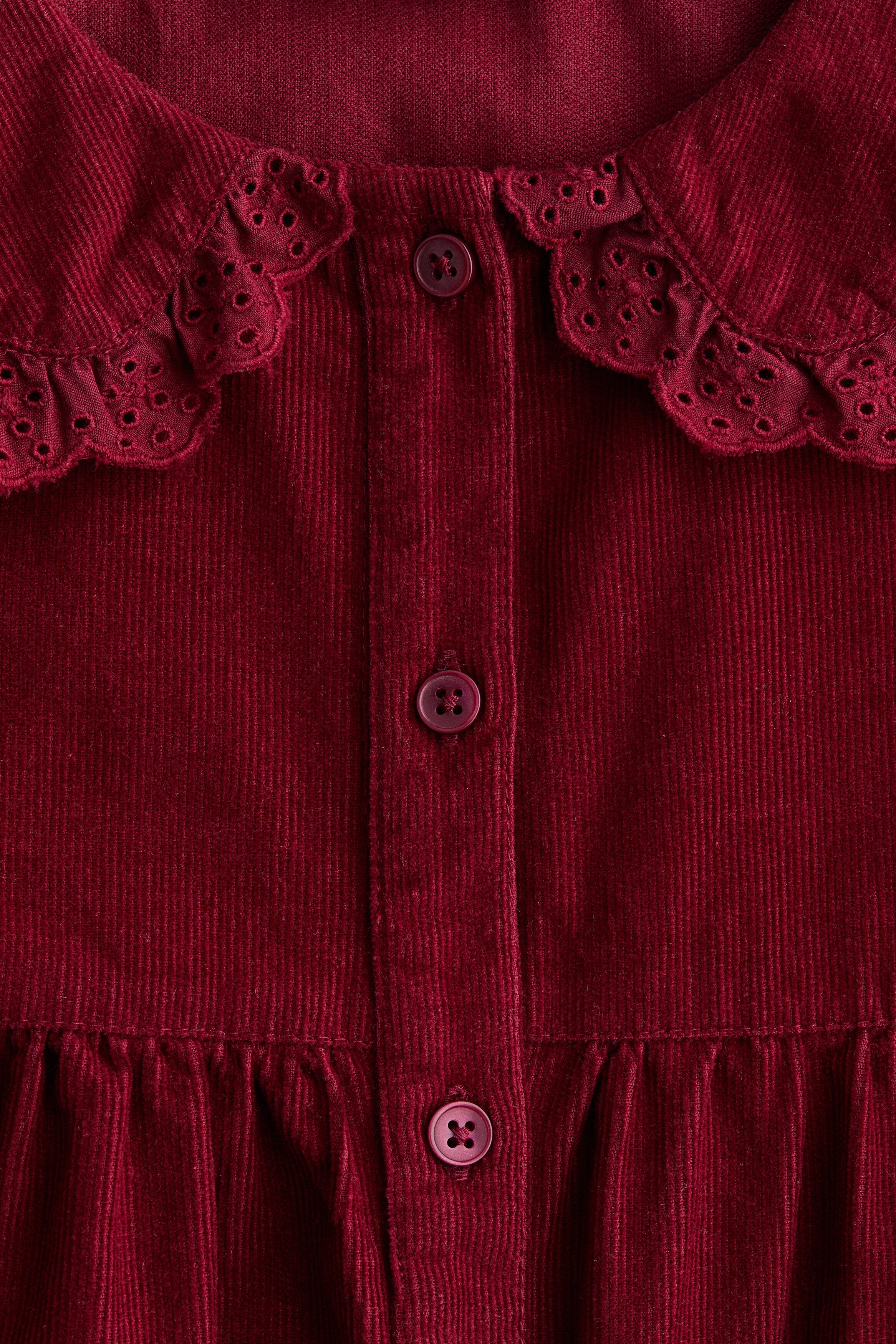 H&M Corduroy Dress With Peter Pan Collar | Nordstrom
