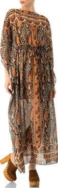 IVONNE Long Batwing Sleeve Dress