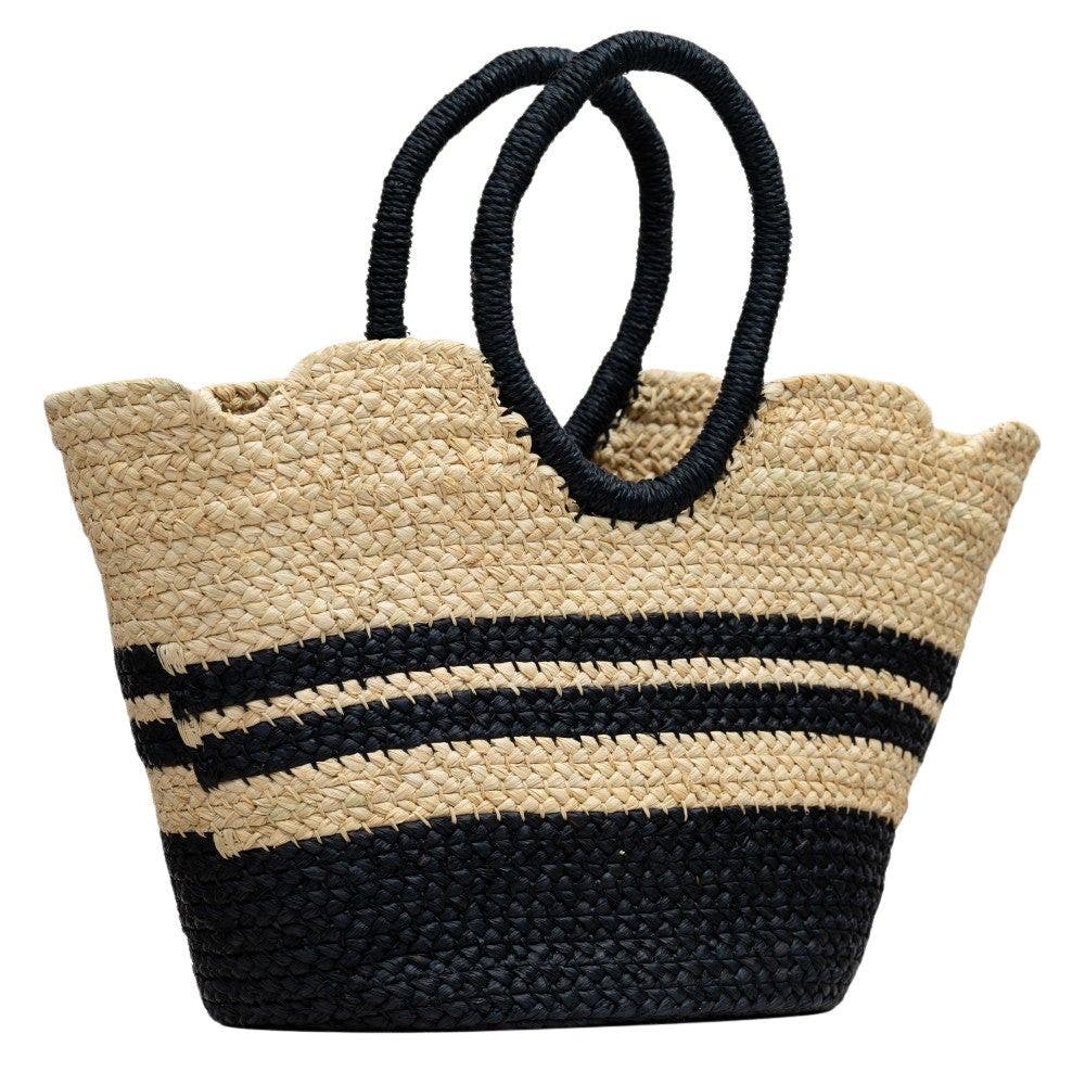 indego africa Kara Ring Bag, Main, color, Black & Natural