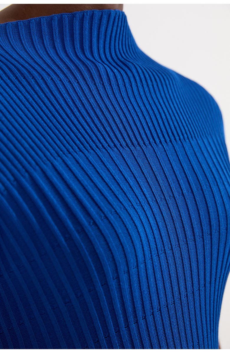 Karen Millen Stitch Detail Knit Midi Dress, Alternate, color, Cobalt