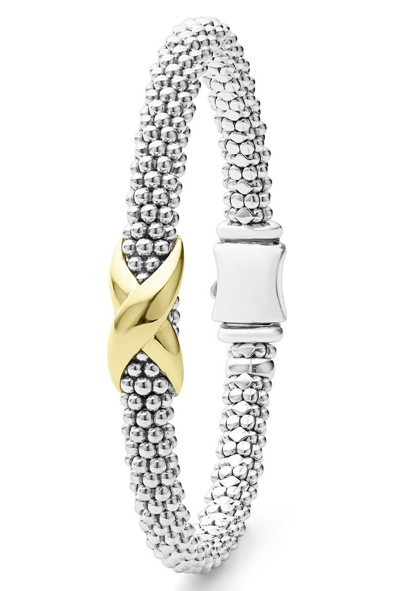 Embrace Bracelet, Alternate, color, SILVER/ GOLD