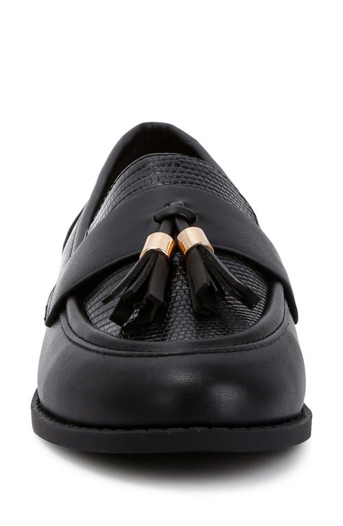 London Rag Alibi Tassel Loafer In Animal Print