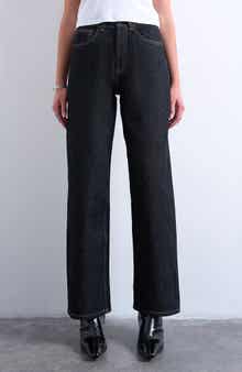 Topshop Column Mid Rise Jeans