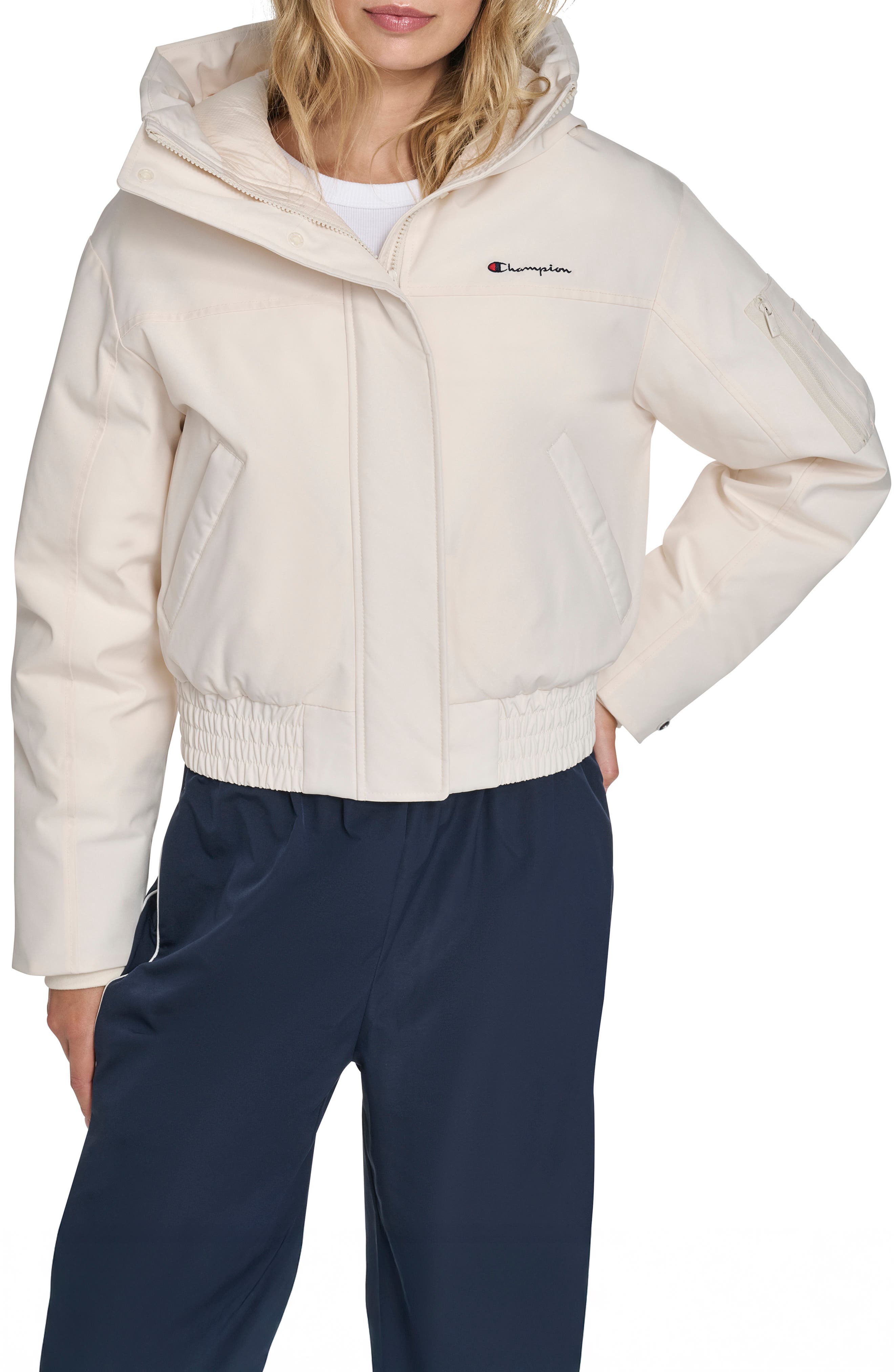 Crop Ski Bomber Jacket - image 5