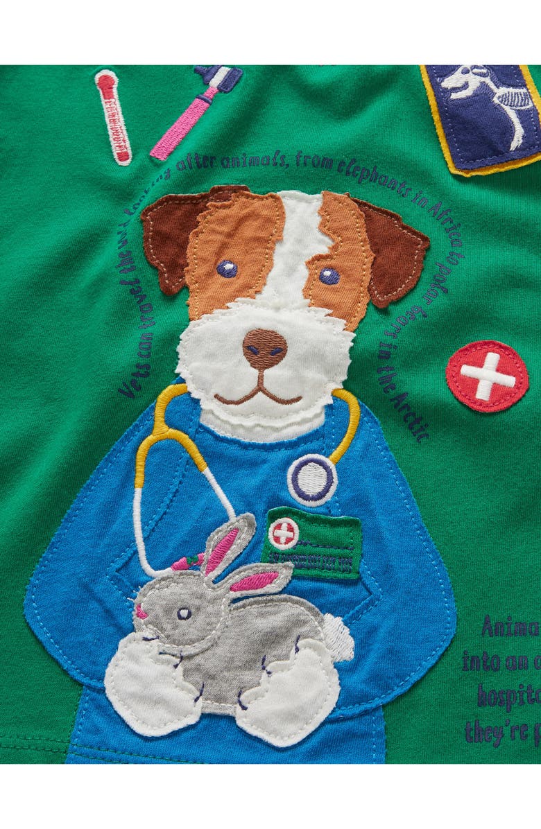 Mini Boden Kids' Educational Appliqué T-Shirt, Alternate, color,