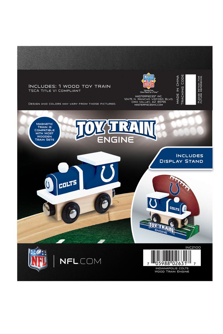Indianapolis Colts Toy Train Engine, Alternate, color, Multicolor