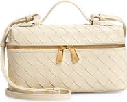 Bottega Veneta Intrecciato Leather Convertible Vanity Case