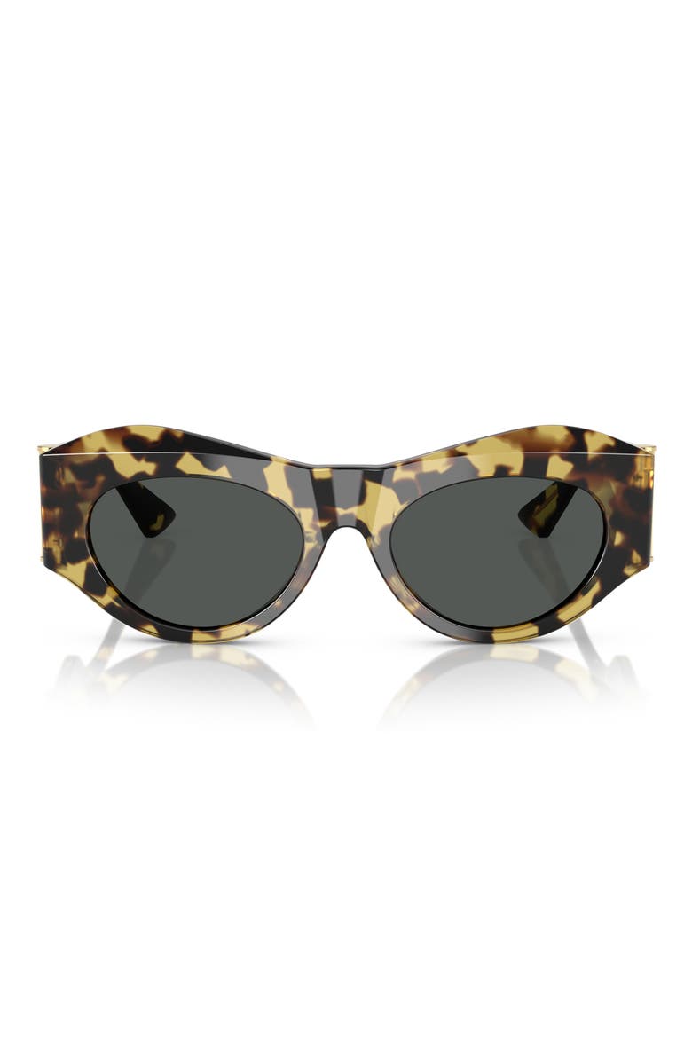 52mm Oval Sunglasses, Main, color, HAVANA