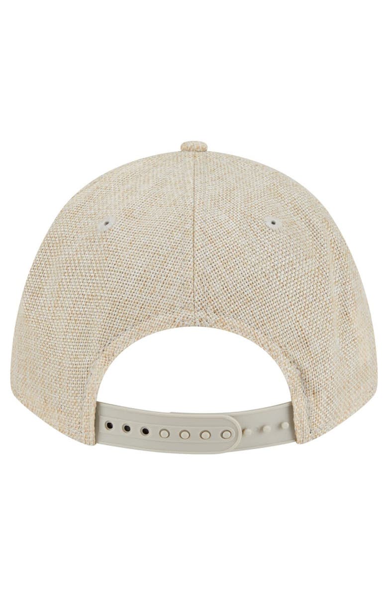 New Era Men's New Era Beige San Francisco Giants Cotton Weave M-Crown A-Frame 9FORTY Adjustable Hat, Alternate, color, 