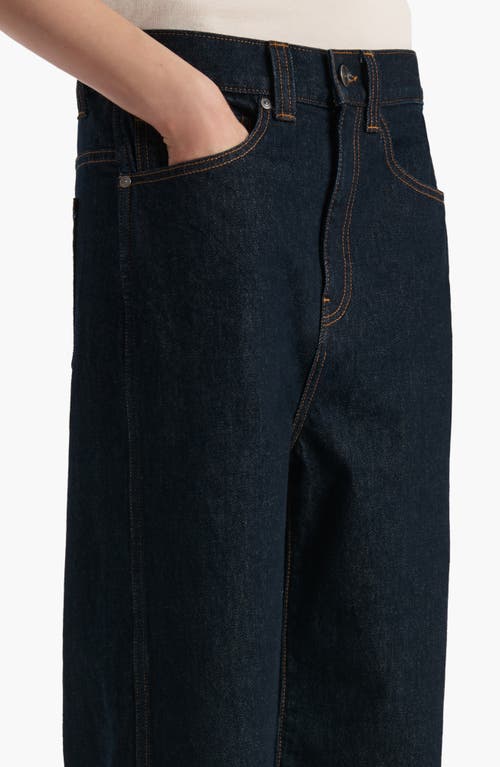 Khaite Womens Benson Bonnie Straight-leg Denim-blend Jeans In Black