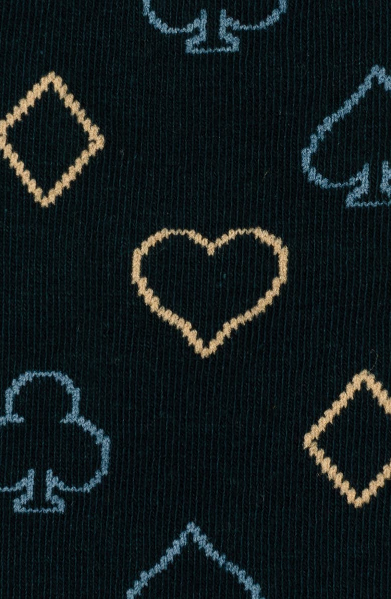 Cufflinks, Inc. Card Suits Casino Crew Socks, Alternate, color,