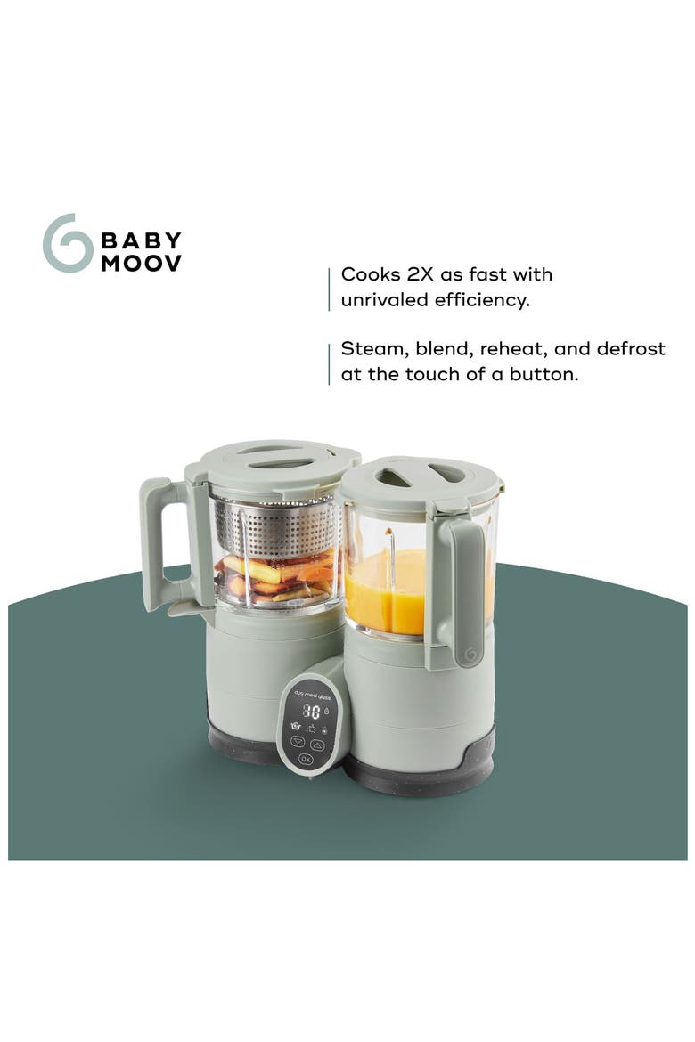 Duo Meal Glass Pro Baby Food Maker, Alternate, color, CELADON GREEN