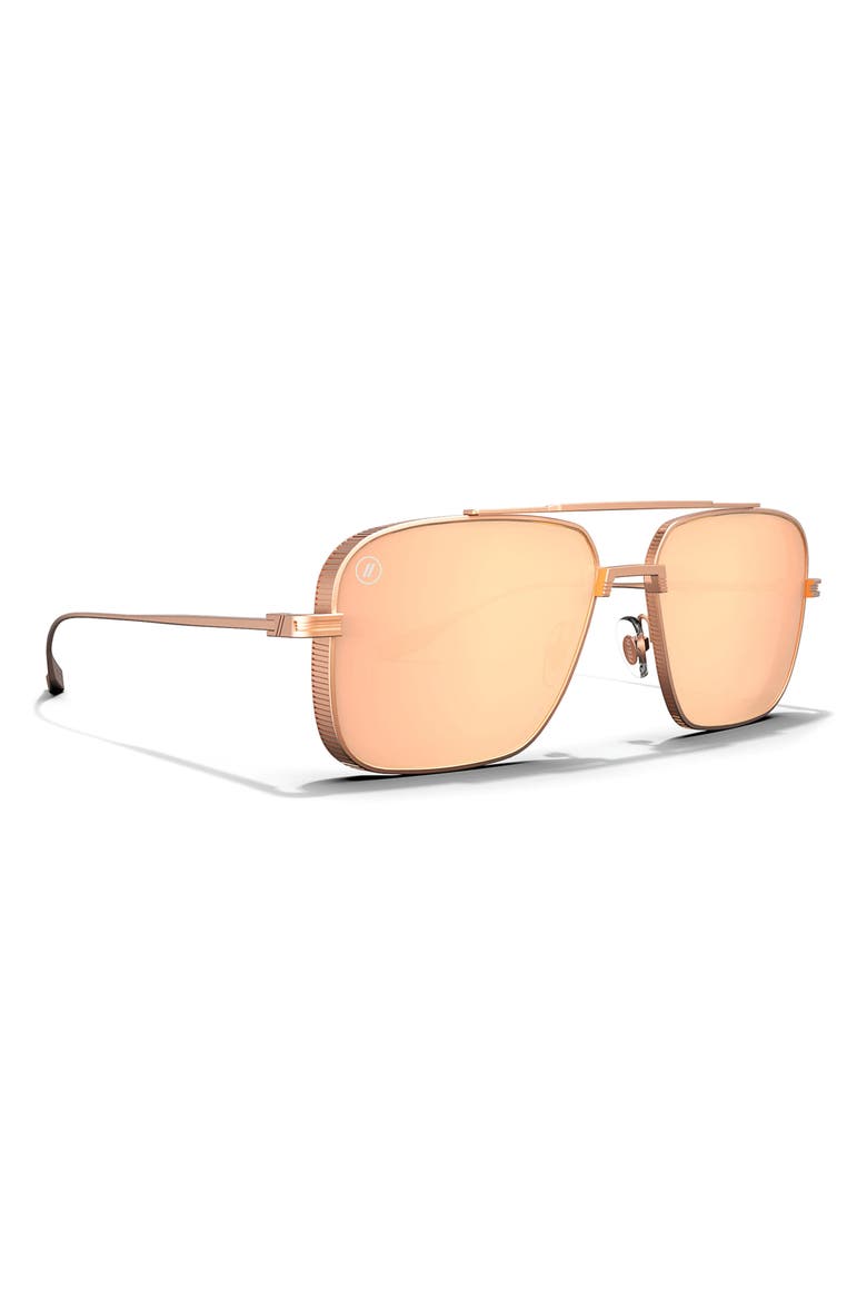 Phoenix 56mm Polarized Aviator Sunglasses, Alternate, color, MATTE CHAMPAGNE