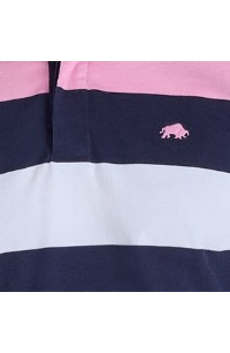 Raging Bull Irregular Stripe Rugby T-shirt, Alternate, color, Navy