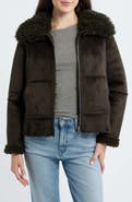 Sam Edelman Zip Front Faux Shearling Jacket
