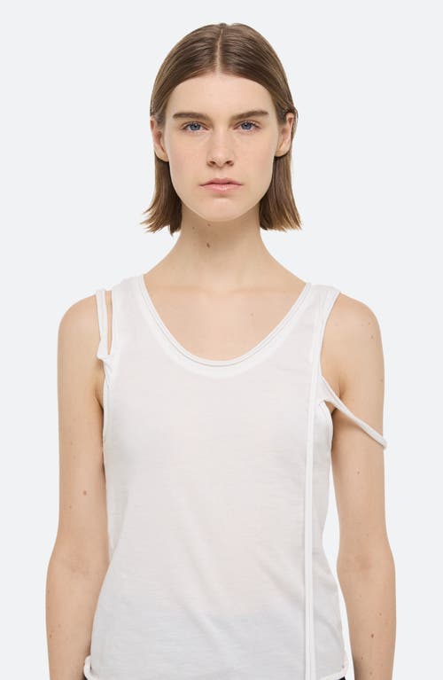 Helmut Lang Strappy Tank In White