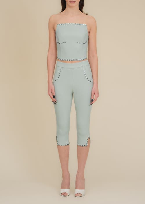 Contessa Mills Benjamin Soft Stretch Cropped Capri Pant In White