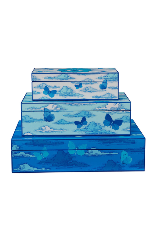 Jonathan Adler Large Lacquer Box In Botanist