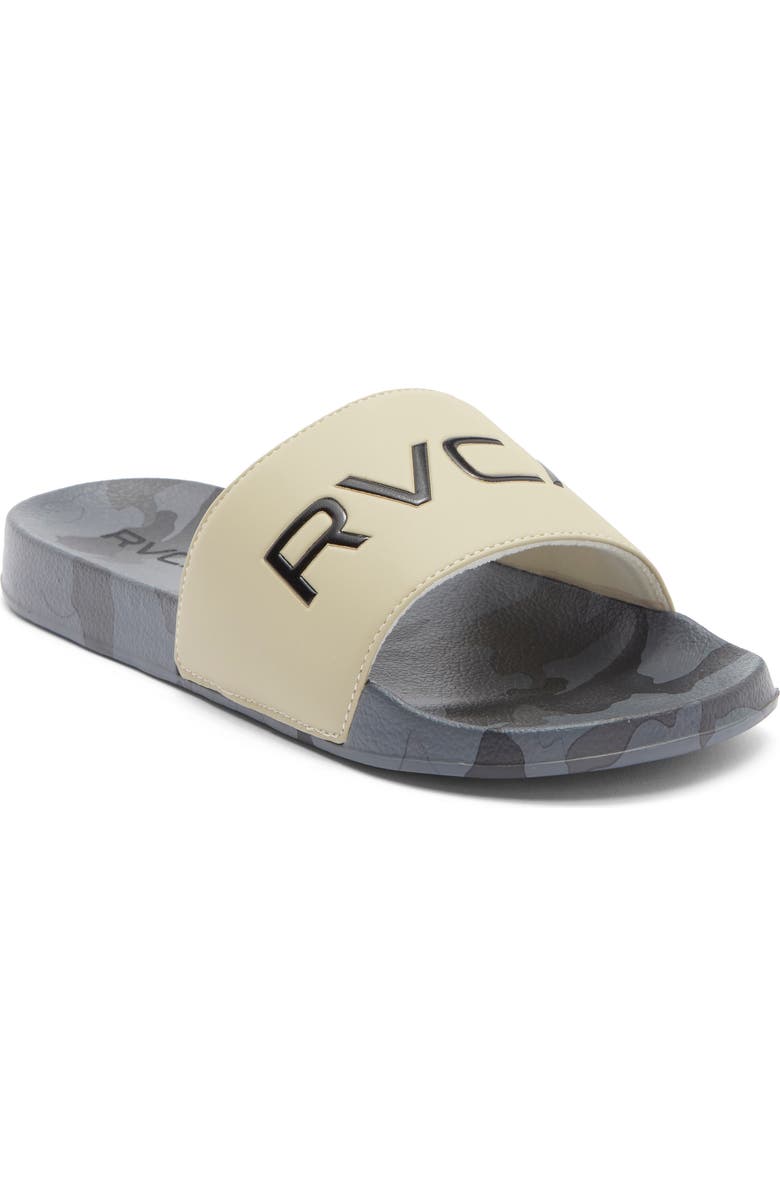 RVCA Sport Slide Sandal, Main, color, Khaki