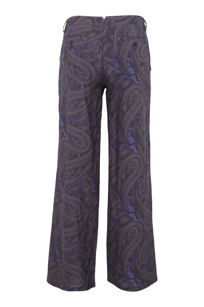 Phoebe Wide Leg Tailored Pant, Alternate, color, Badalona Smoke