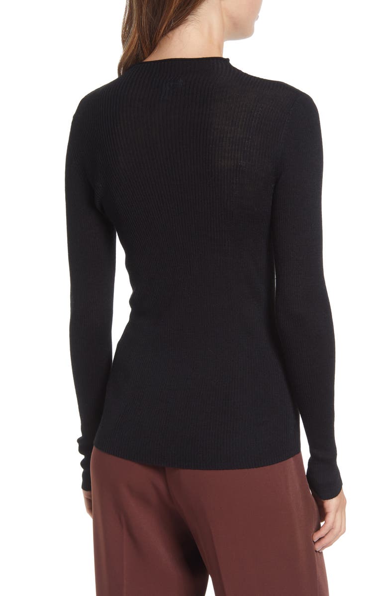 Nordstrom Rib Mock Neck Sweater, Alternate, color, 