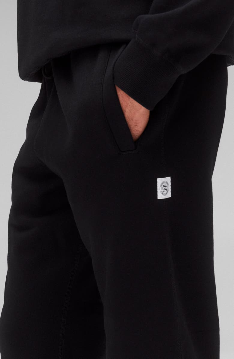 Reigning Champ Straight Leg Midweight Cotton Fleece Drawstring Pants, Alternate, color, 