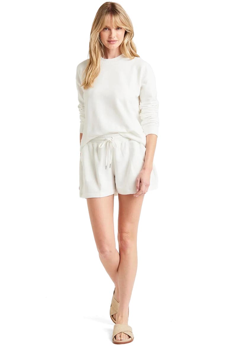 Crewneck Pullover, Alternate, color, WHITE