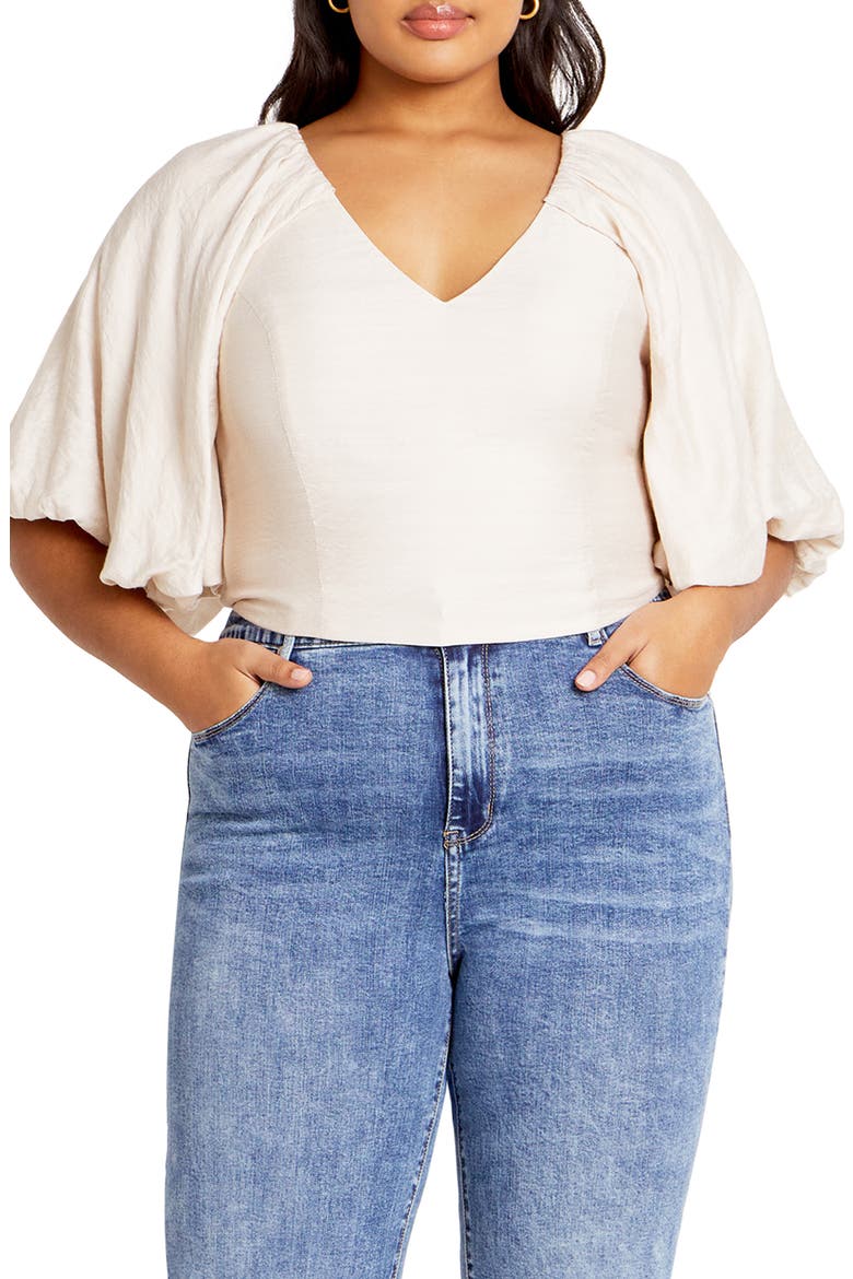 Peta Crop Top, Main, color, OAT