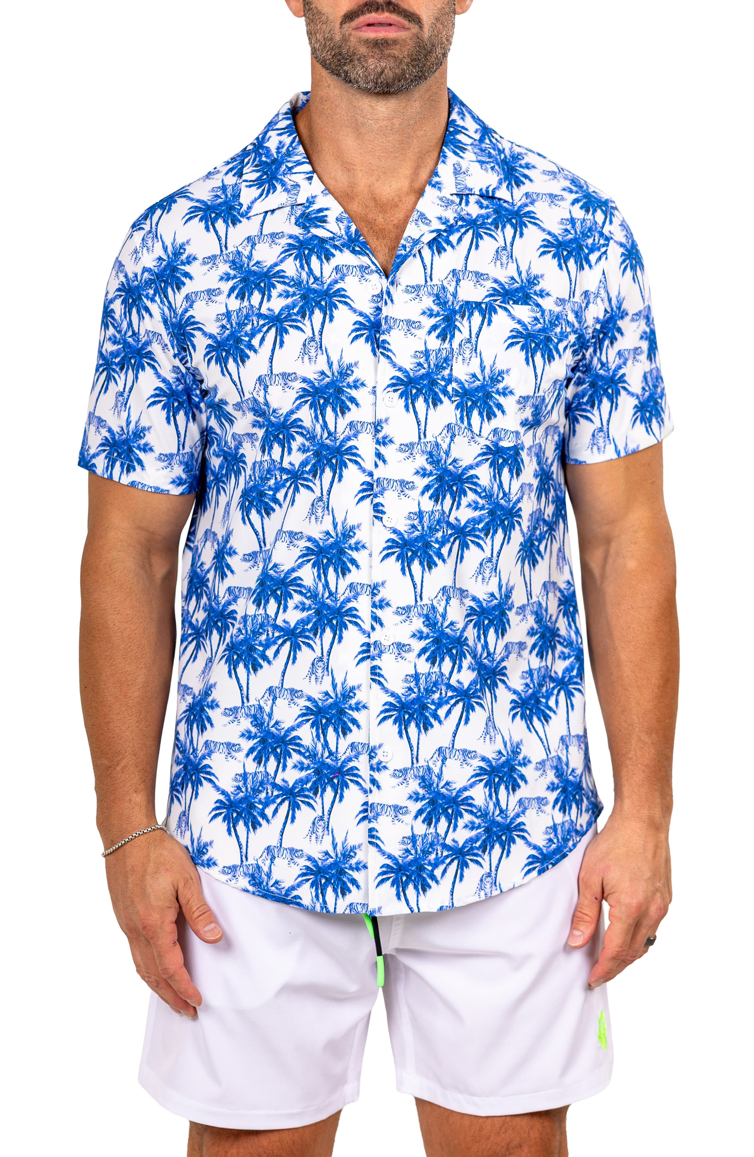 Marthy Blue Camp Shirt