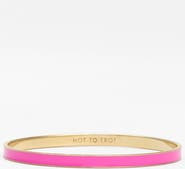 Kate Spade New York 'idiom - hot to trot' ultra thin enamel bangle