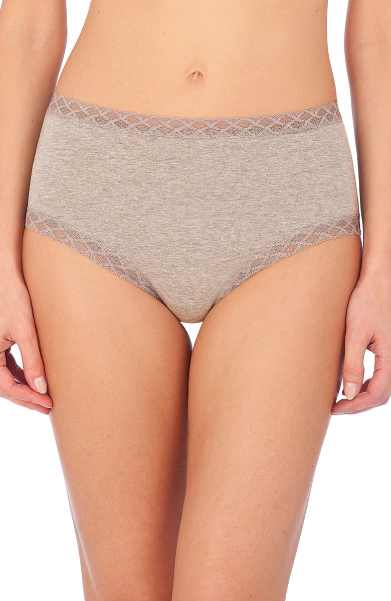 Natori Bliss Stretch Cotton Full Briefs, Main, color, 