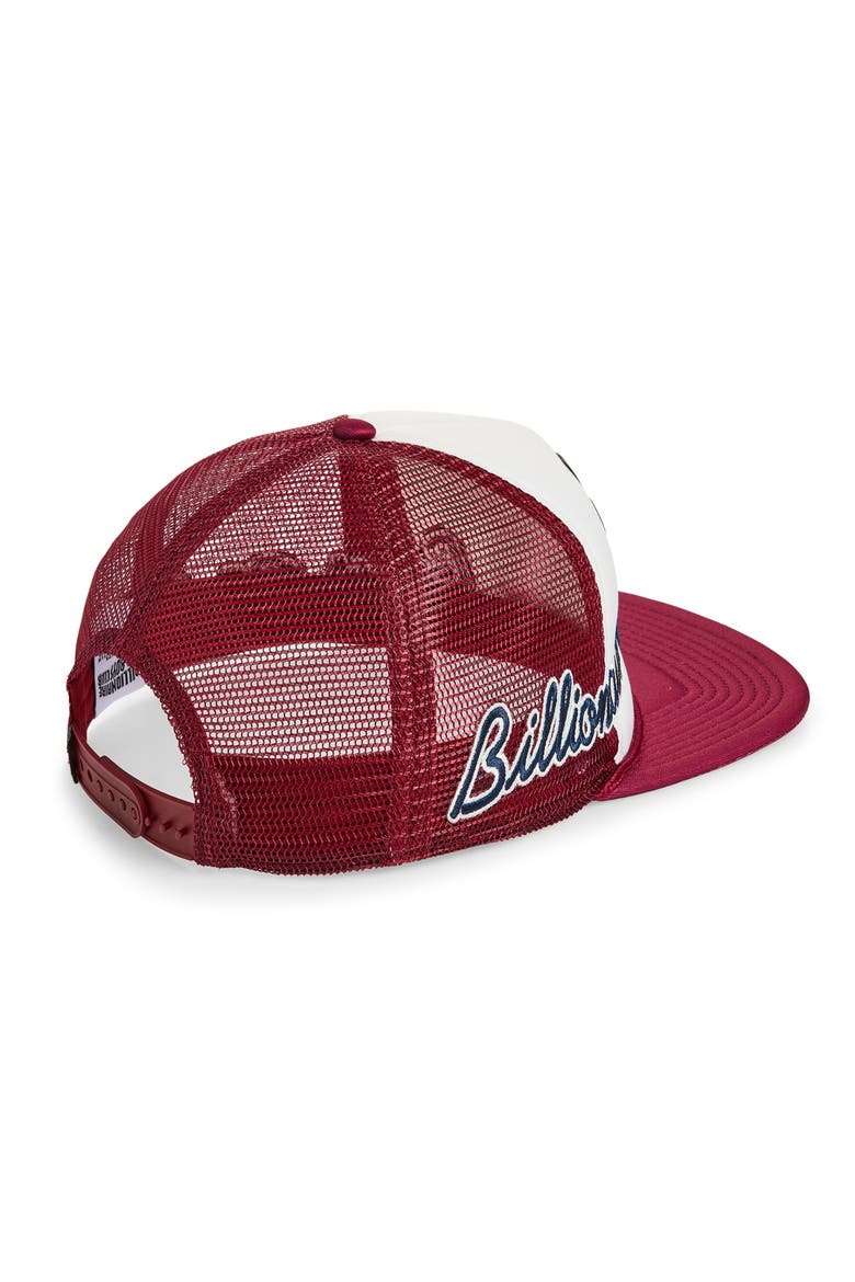 BB Space Trucker Hat, Alternate, color, RHODODENDRON